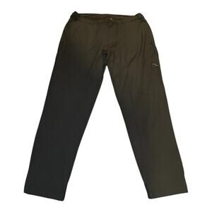 Mack Weldon Radius Flex Jogger Mens XL Black Asphalt Performance‎ Pants Golf EUC